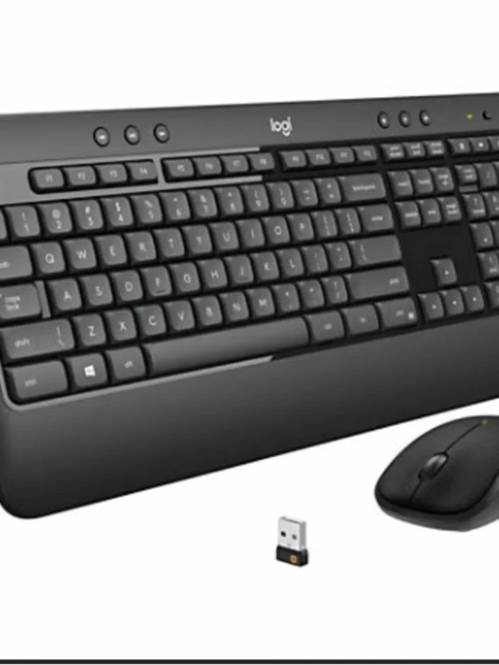 Logitech Advanced MK540 Wireless Keyboard and Mouse Combo - Black